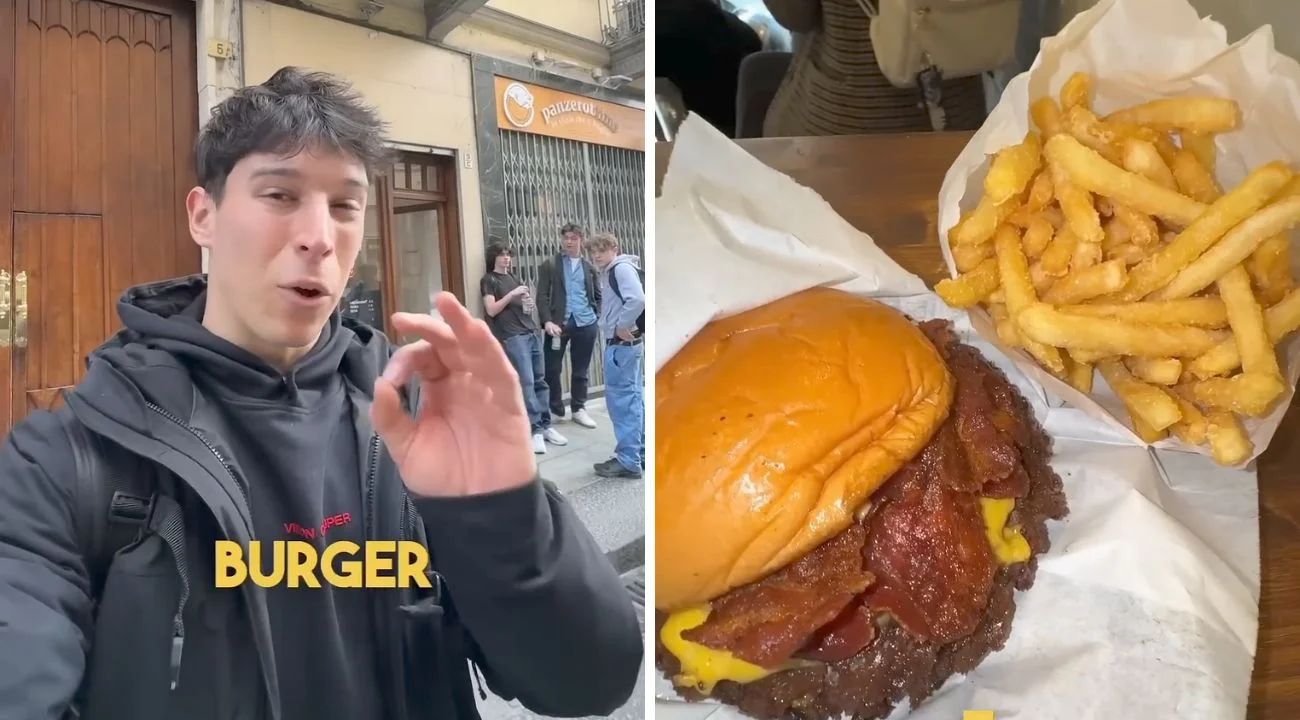 Torino, YouTuber prova il fast food che ha un solo panino sul menù: la sua recensione