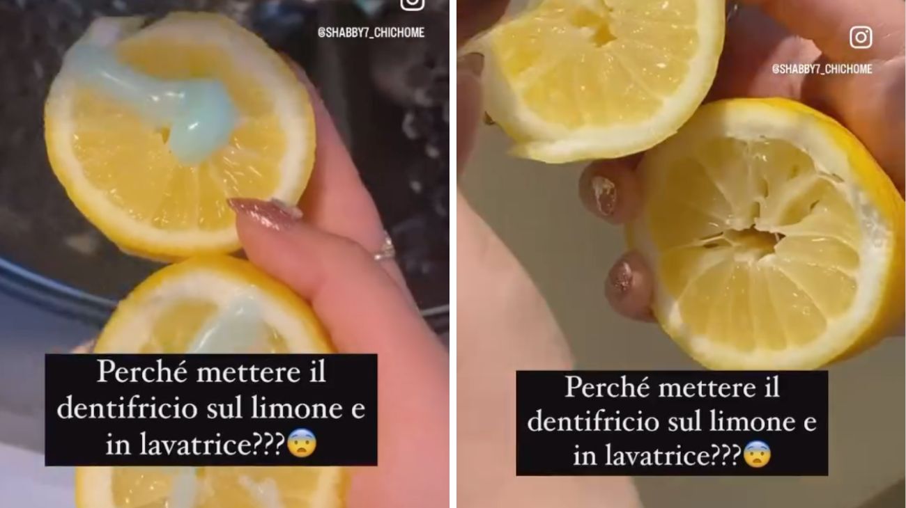 limone e dentifricio