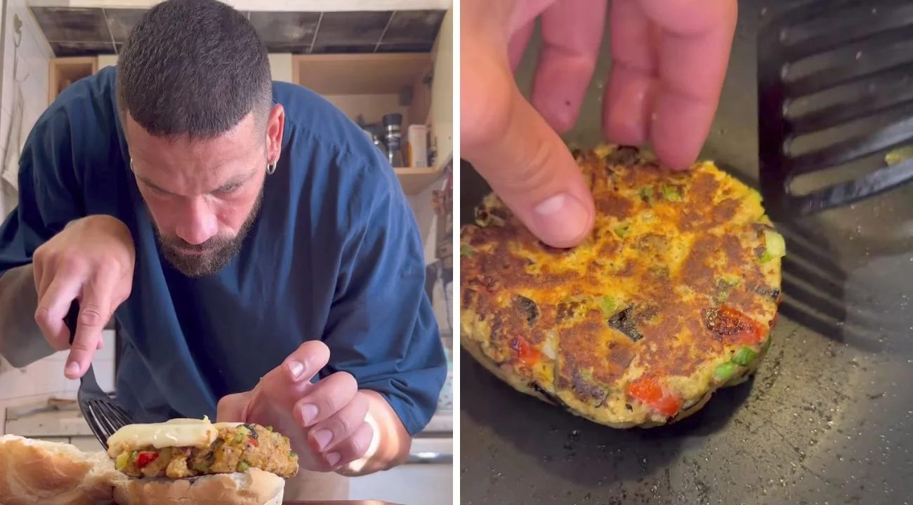 Hamburger vegetale fatto in casa, la ricetta di Luca Salatino è semplice e gustosa