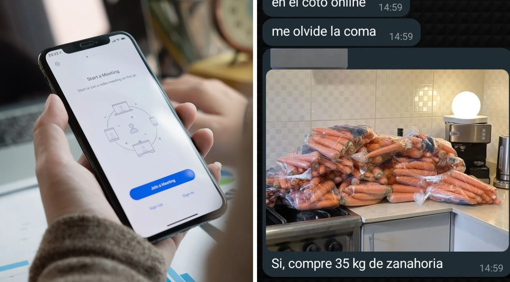 Ordina la spesa online, sbaglia una virgola e quando il cibo arriva a casa, scoppia a ridere