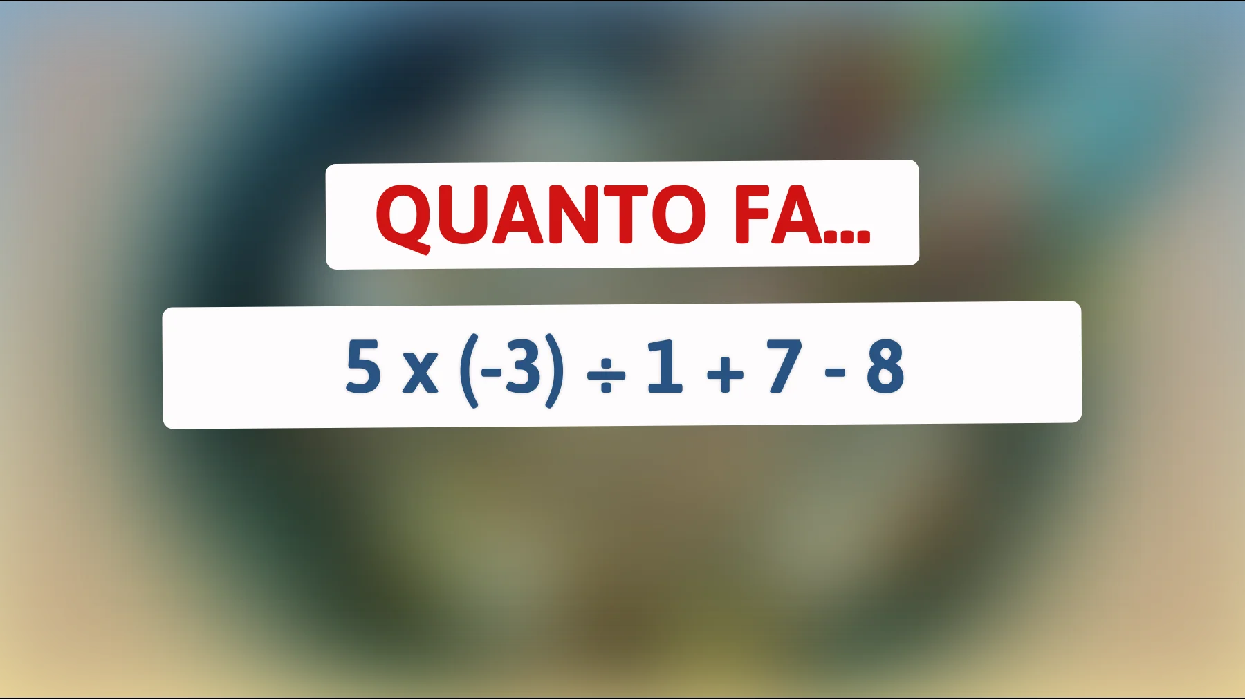 Scopri la risposta a questo indovinello matematico che solo i veri geni riescono a risolvere al primo colpo! Riuscirai a batterti contro la logica?"