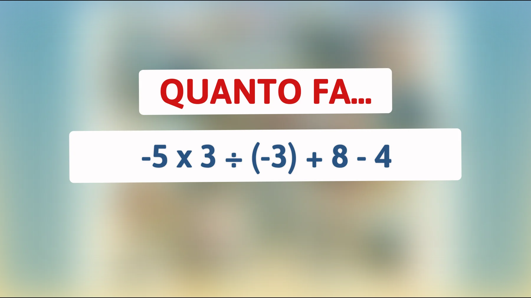 "Solve this simple math puzzle that only 1% of brilliant minds can! Dare to try?""